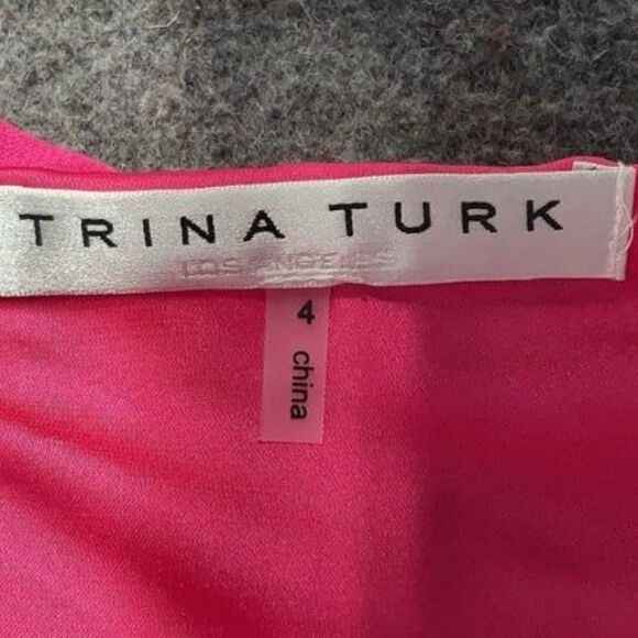 Trina Turk Women's Naples Ruffle Wrap Dress - Picture 5 of 6